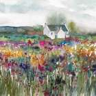 Wildflower Cottage Art Print