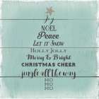 Holly Jolly Christmas Tree Art Print
