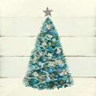 Christmas Shell Tree Art Print