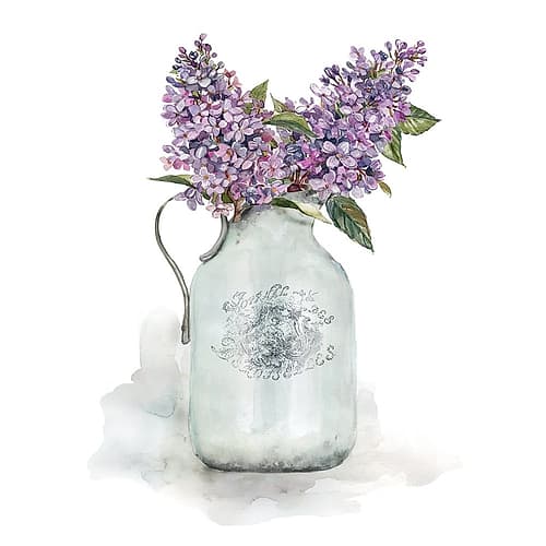 French Lilacs Art Print