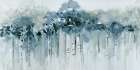 Blue Birch Morning Art Print