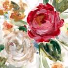 Playful Peonies II Art Print