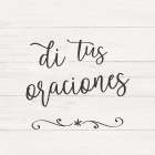 Oraciones Art Print