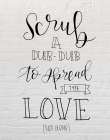 Scrub a Dub Dub Bathroom Art Print