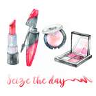 Seize the Day Bathroom Art Print