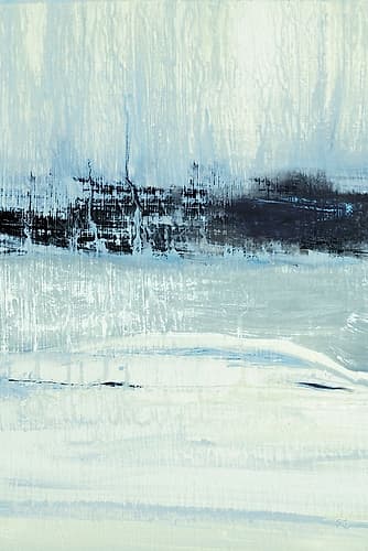 Indigo Wood I Art Print