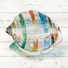 Tye Dyed Shell I Art Print