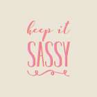 Retro Sassy Art Print