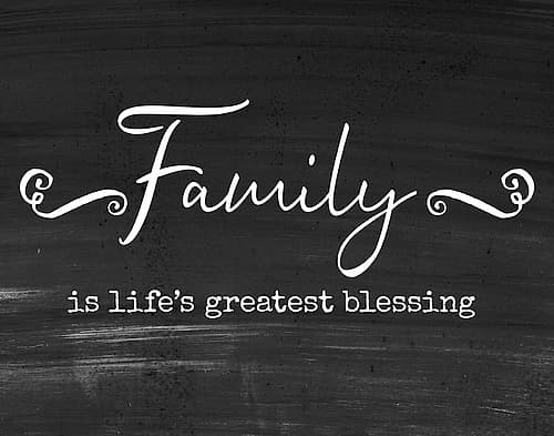 Greatest Blessing Inspirational Print