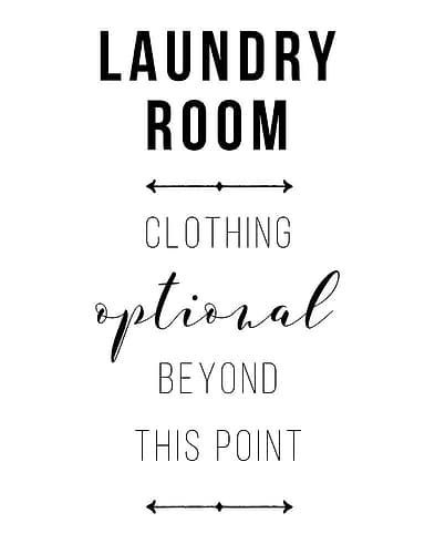 Laundry Room Art Print