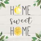 Home Sweet Lemon Home Kitchen Print