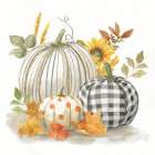 Pumpkin Decor I Art Print