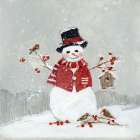Frosty Friends I Art Print