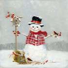 Frosty Friends II Art Print