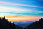 River Valley Sundown Art Print