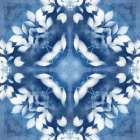 Navy Nature Kaleidoscope I Art Print