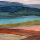 Desert Layers Art Print