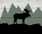 Mountain Moose Art Print
