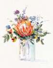Pretty Protea II Art Print