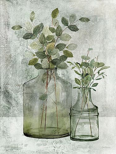 Simply Green I Art Print by Carol Robinson