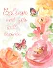 Believe Butterfly Art Print by Nan