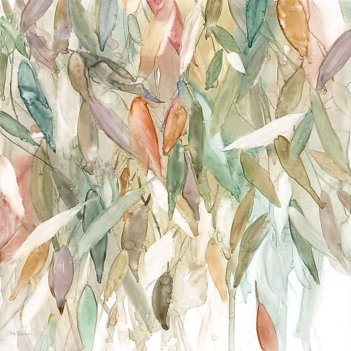 Rainy Cascade II Art Print by Carol Robinson