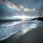 Sunset Beach Art Print
