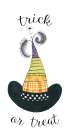 Trick or Treat Hat Art Print