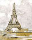 Eiffel Tower Glitz Art Print