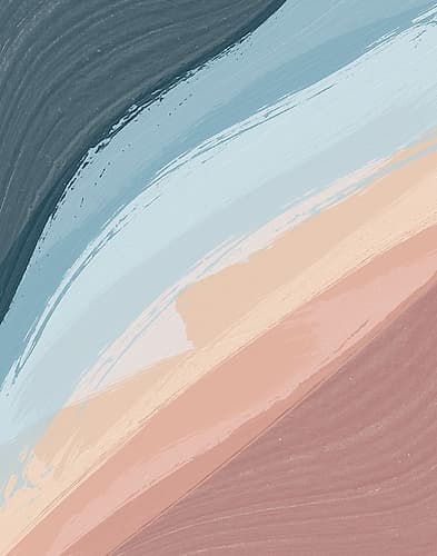 Waters Rolling Minimalist Print