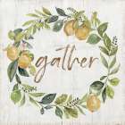 Lemons Gather Art Print