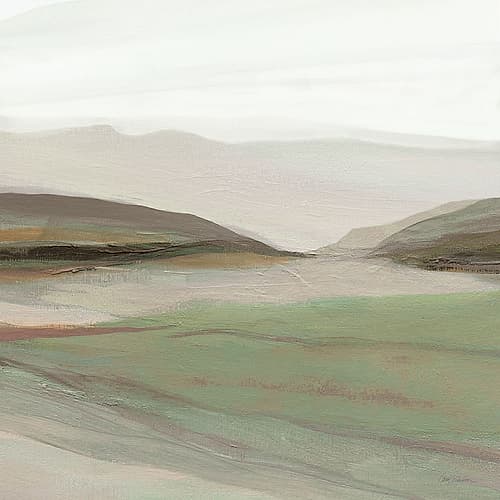 Earths Gentle Layers Art Print by Carol Robinson