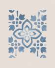 Monochrome Terra Mesa Tile I Art Print by Nan