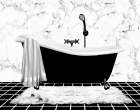 Modern Bath I Bathroom Art Print
