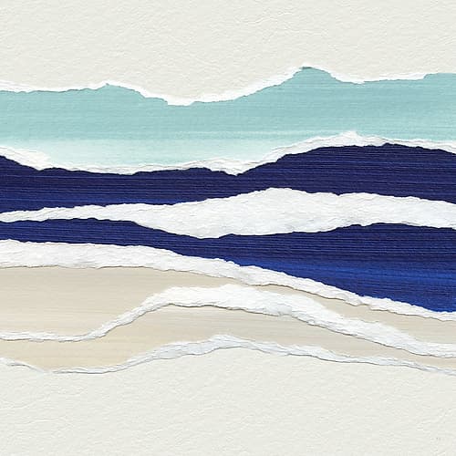 Sand and Waves II Art Print