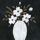 Silhouette Bouquet II Art Print by Nan