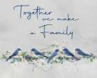 Bluebird Family Art Print