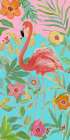 Flamingo Sunset II Art Print