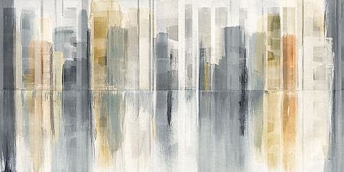 In The City Abstract Art Print