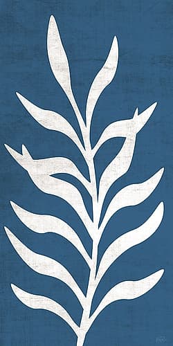Blue Greenery II Art Print