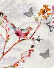 Bird And Cherry Blossoms II Art Print