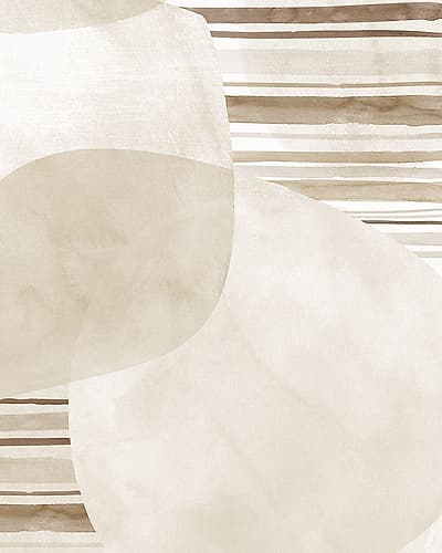 Spheres and Stripes II Art Print