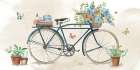 Gardens Bike Art Print by Nan