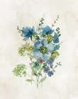 Bouquet of Blue I Art Print