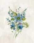 Bouquet of Blue II Art Print
