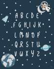 Space Cow Alphabet Art Print