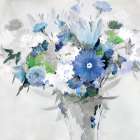 Bouquet of Blues Art Print