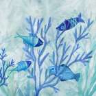 Blue Coral II Art Print