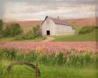 Eden Barn in Flower Fields Art Print