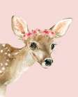 Fawn Dressed Up Art Print